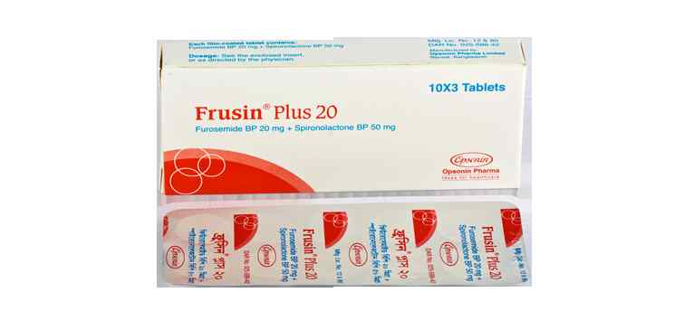 Tab. Frusin Plus 20 20 mg + 50 mg