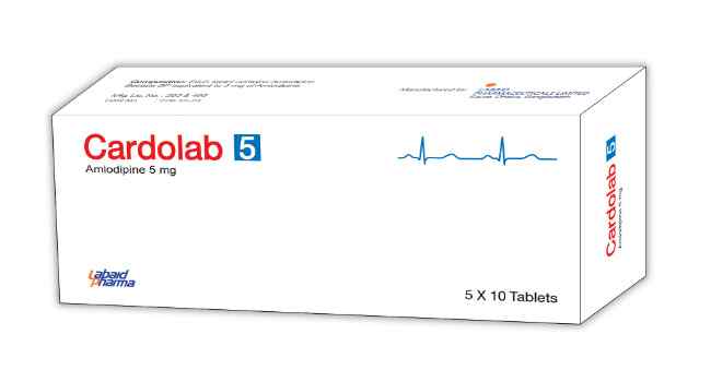 Tab. Cardolab 5 mg