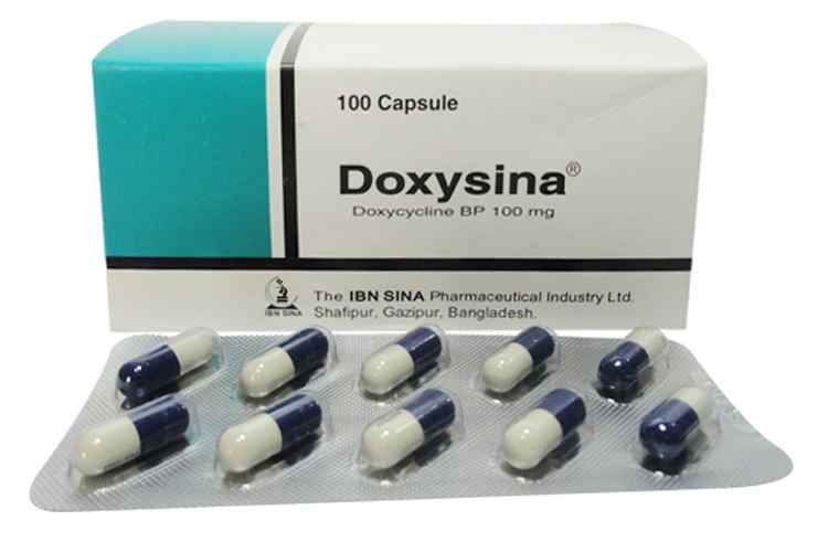 Cap.                     Doxysina 100 mg