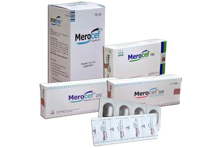 Tab. Merocef 250 mg