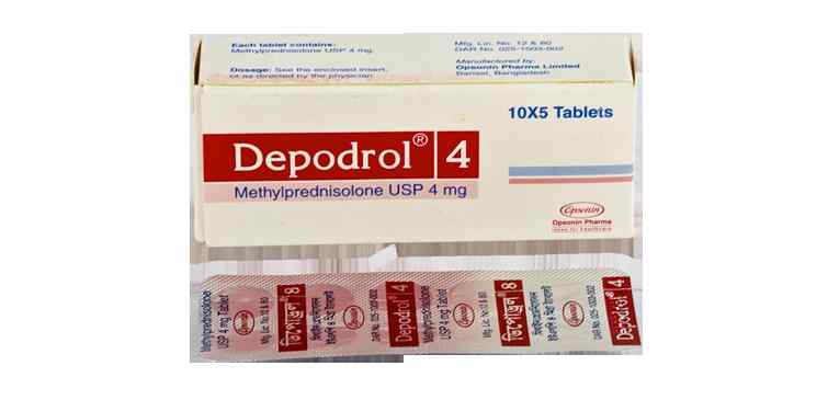 Tab. Depodrol 4 mg