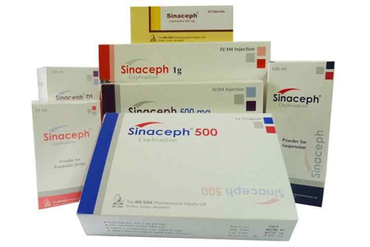 Cap.                     Sinaceph 250 250 mg