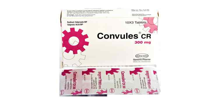 Tab. Convules  CR  300 300 mg