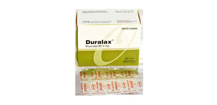 Tab. Duralax 5 mg