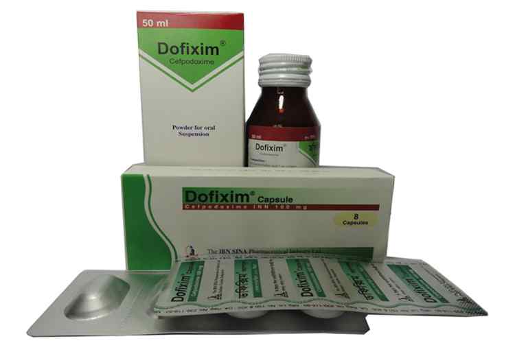 Susp.                                                   Dofixim 40 mg / 5 ml