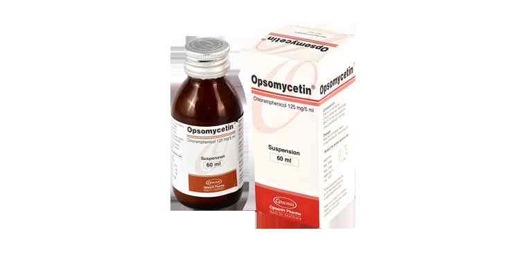  Suspension  000 Opsomycetin 125 mg/5 ml