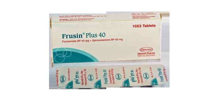 Tab. Frusin Plus 40 40 mg + 50 mg