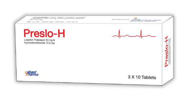 Tab. Preslo-H 12.5 mg + 50 mg