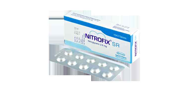 Tab. Nitrofix SR  2.6 mg