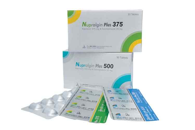 Tab. Nupralgin Plus 375 mg + 20 mg