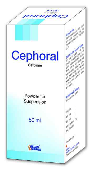Susp.                                                   cephoral 100 mg / 5 ml
