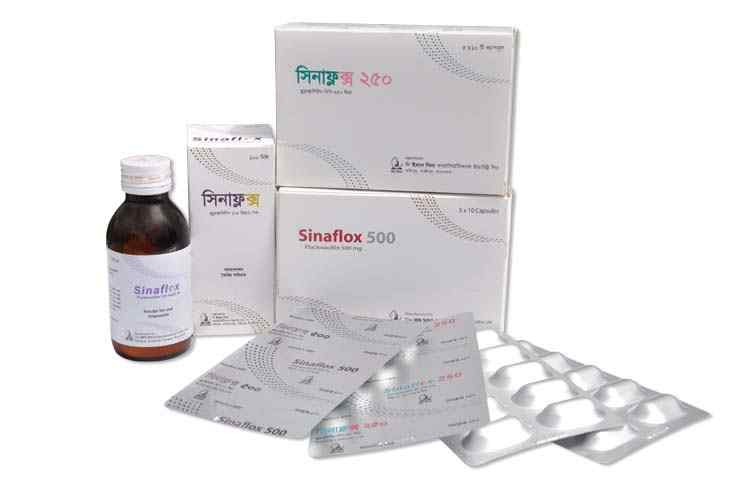 Cap.                     Sinaflox 250 mg