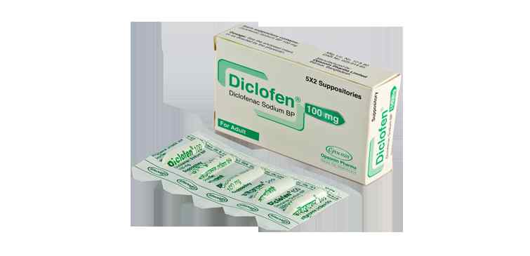 Supp. Diclofen  100 mg