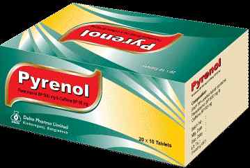 Tab. Pyrenol  65 mg + 500 mg