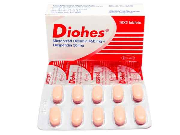 Tab. Diohes 450 mg + 50 mg
