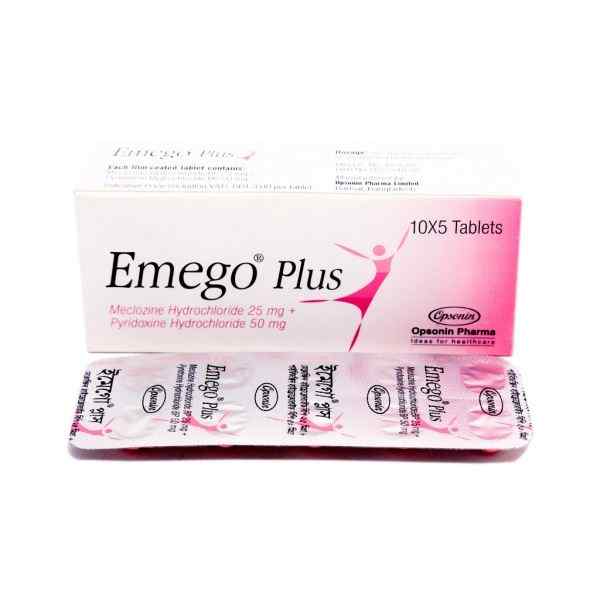 Tab. Emego   PLUS 25 mg + 50 mg