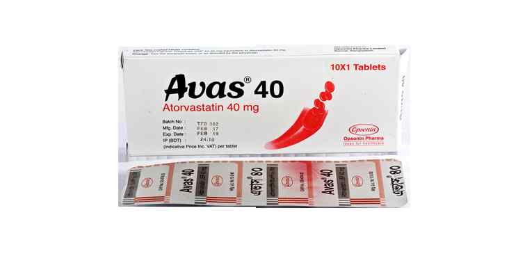 Tab. Avas 40 mg