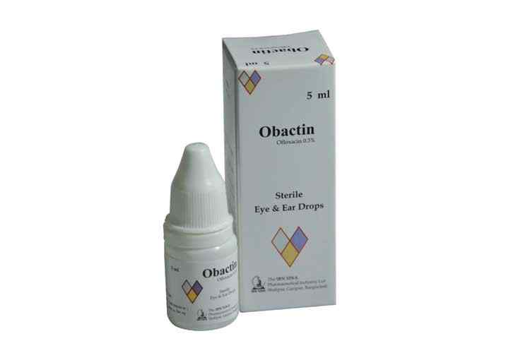 Eye and Ear Drops 000 Obactin 5 ml