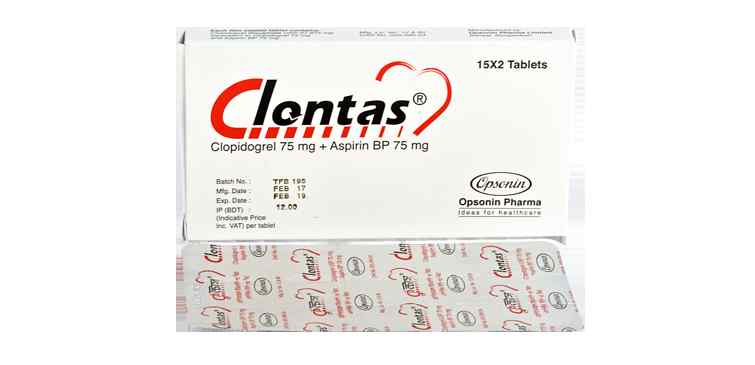 Tab. Clontas 75 mg + 75 mg