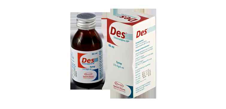 Syr.                                            Des 2.5 mg / 5 ml
