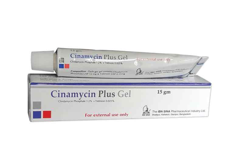 Gel                                                                    Cinamycin plus 1.2 % + 0.025 %