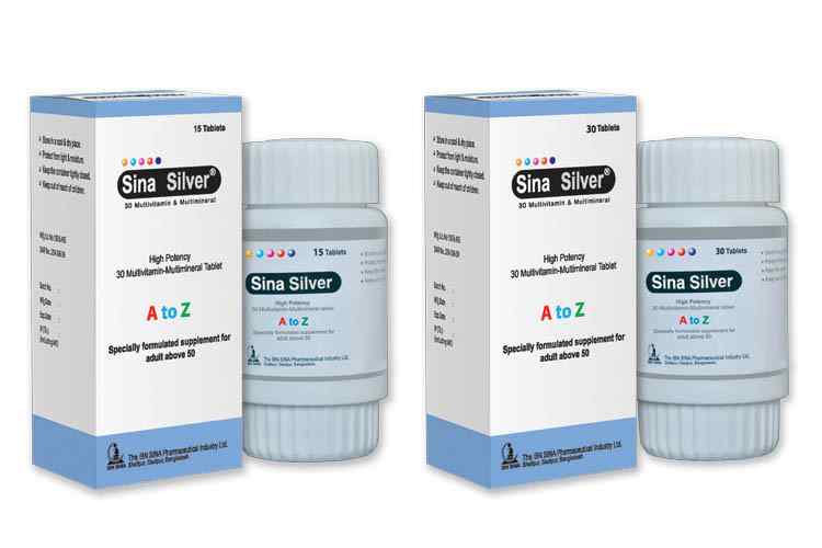 Tab. Sina Silver 10 mg