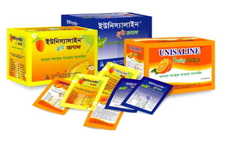 Oral Saline Unisaline Fruity .
