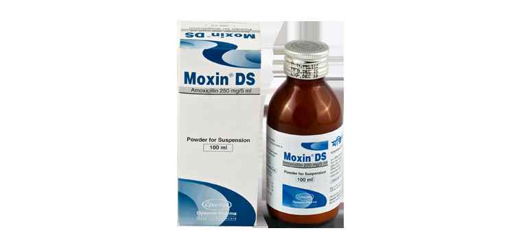 Susp.                                                   Moxin DS 250 mg / 5 ml