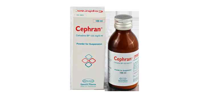 Susp.                                                   Cephran    125 mg / 5 ml