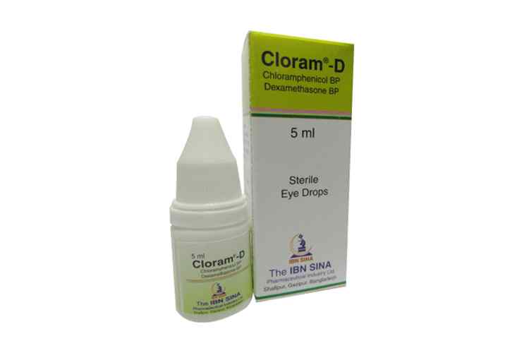 Eye Drop Cloram-D 0.1 % + 0.5 %