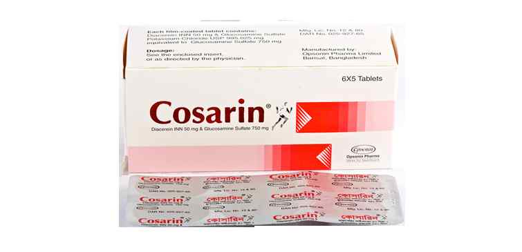 Tab. Cosarin 50 mg + 750 mg