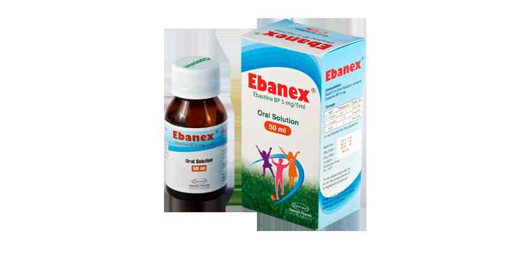 Syr.                                            Ebanex 5 mg / 5 ml