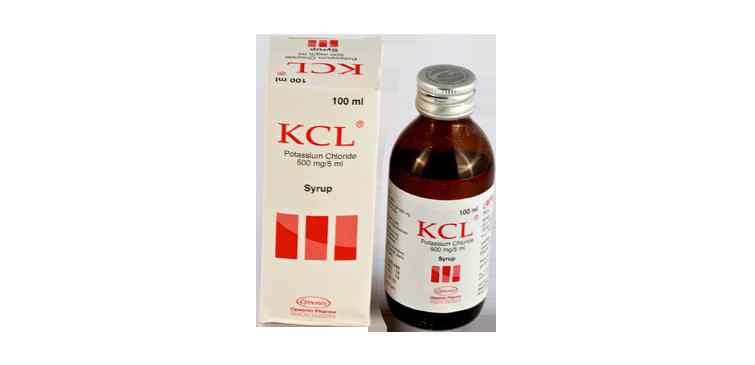 Syr.                                            KCL 500 mg/5 ml