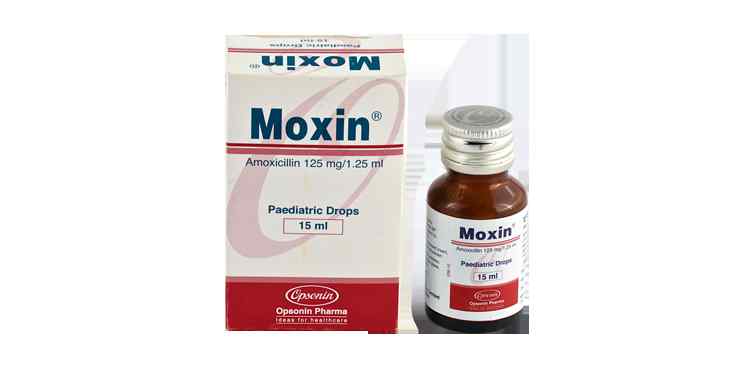 Ped. Drop                                                  Moxin 125 mg / 1.25 m